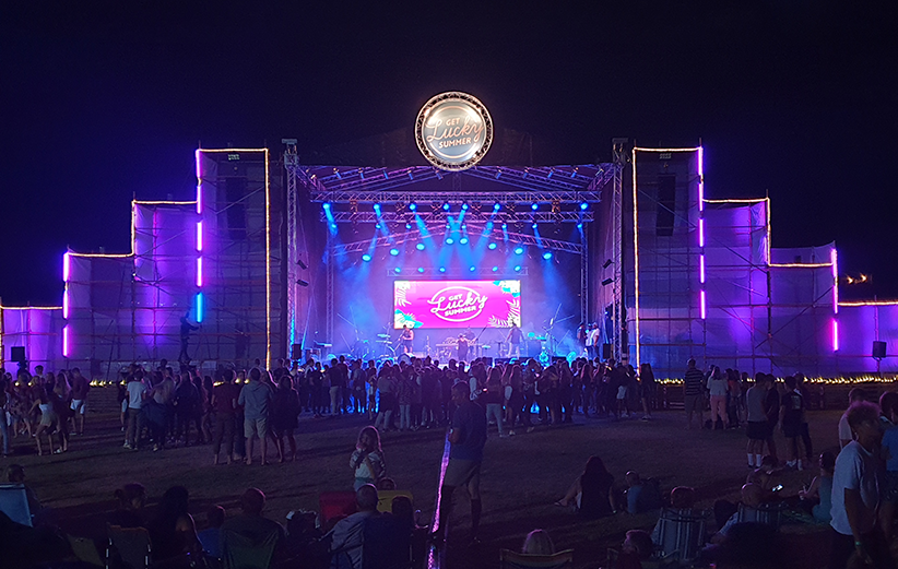 music festival sound and lighting hire